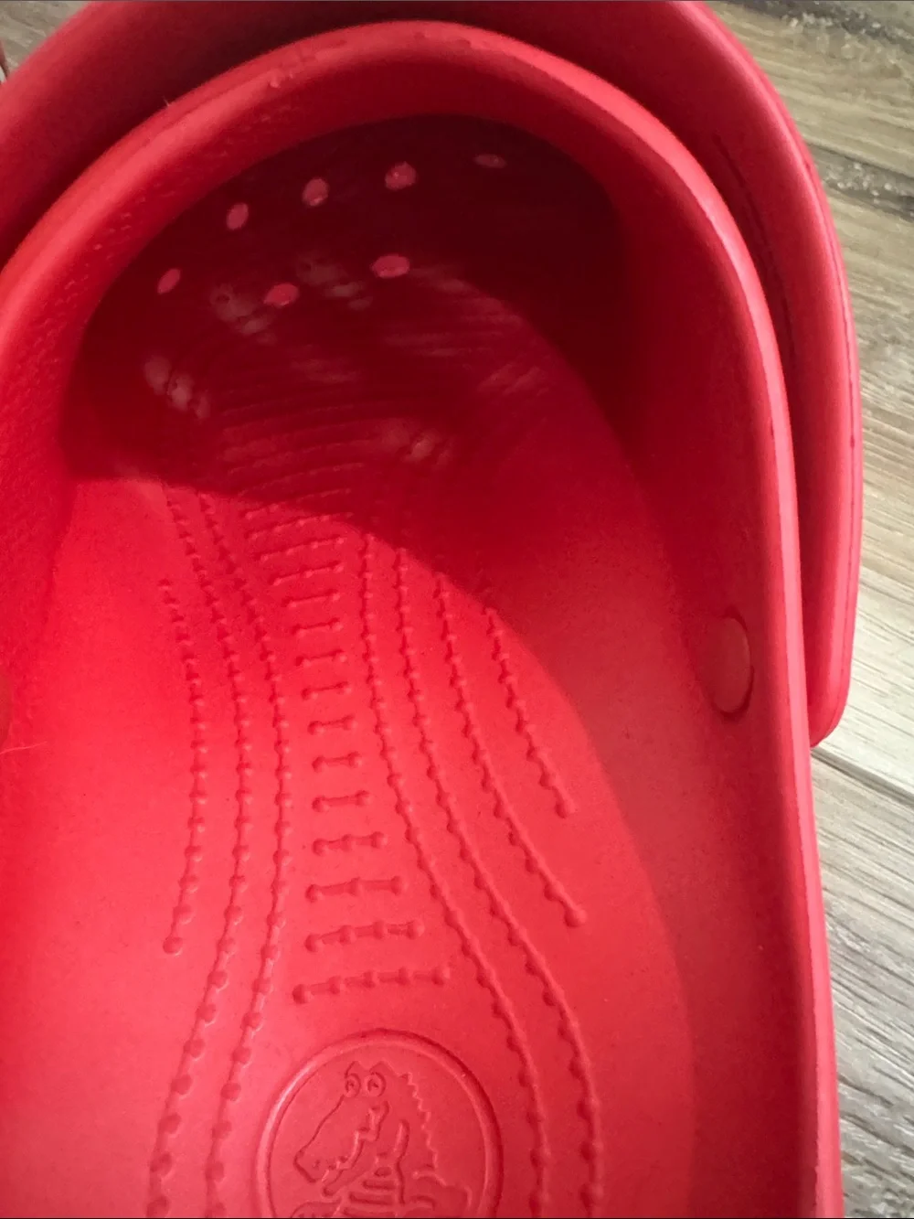 CROCS lightning McQueen men’s size 10 NWOT light works